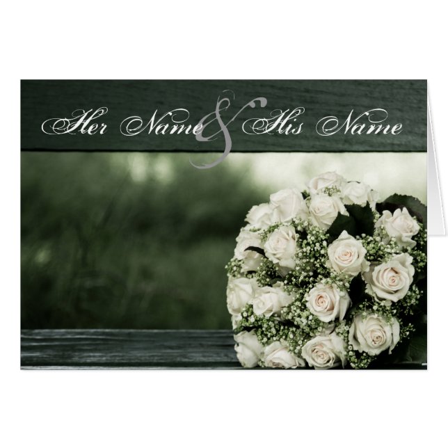 Invitations de mariage élégantes (Devant horizontal)