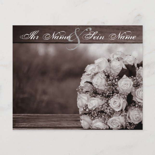 Invitations de mariage élégantes 12 (Devant)