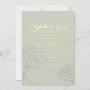 Invitations de mariage élégantes et modernes perso