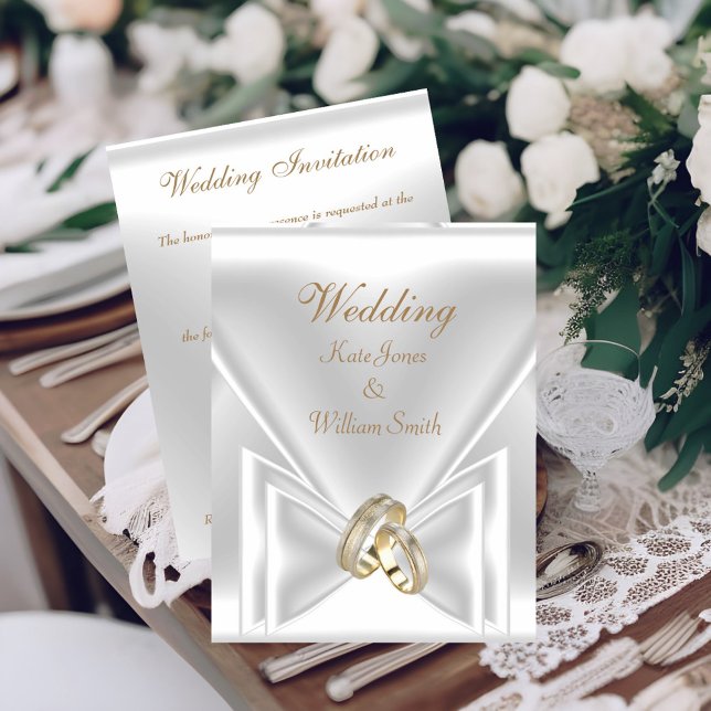 Invitations de mariage élégants (Créateur téléchargé)