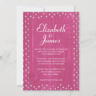 Invitations de mariage en bois de la grange russe