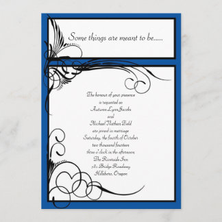 Invitations de mariage Floral Horizon