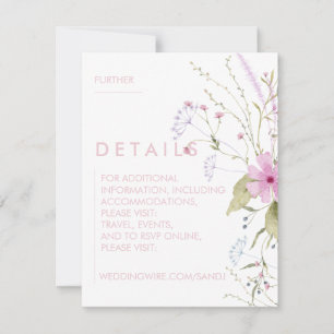 Invitations de mariage florales