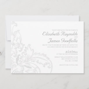 Invitations de mariage florissantes