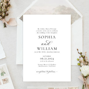 Invitations De Mariage Formelles Cordialement Invi