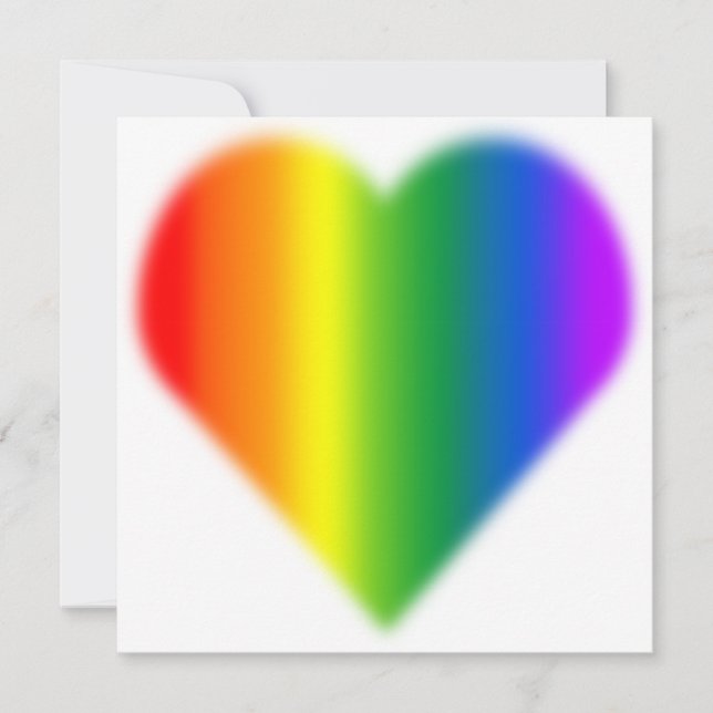Invitations de mariage gay pride Cartes d'amour du (Devant)