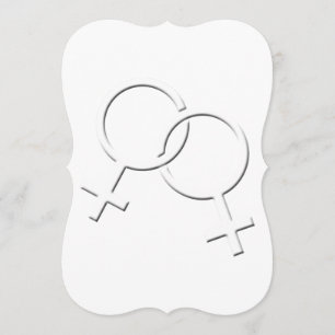 Invitations de mariage gay pride Cartes d'amour du