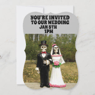 INVITATIONS DE MARIAGE GOTHIQUE PERSONNALISÉES