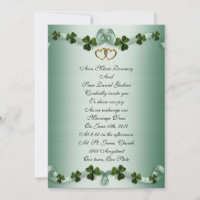 Invitations de mariage irlandais