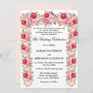 Invitations de mariage juives traditionnelles - Ch