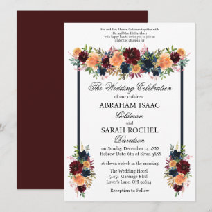Invitations de mariage juives traditionnelles - Vi