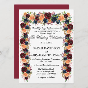 Invitations de mariage juives traditionnelles - Vi