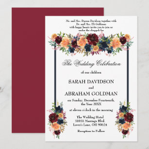 Invitations de mariage juives traditionnelles - Vi