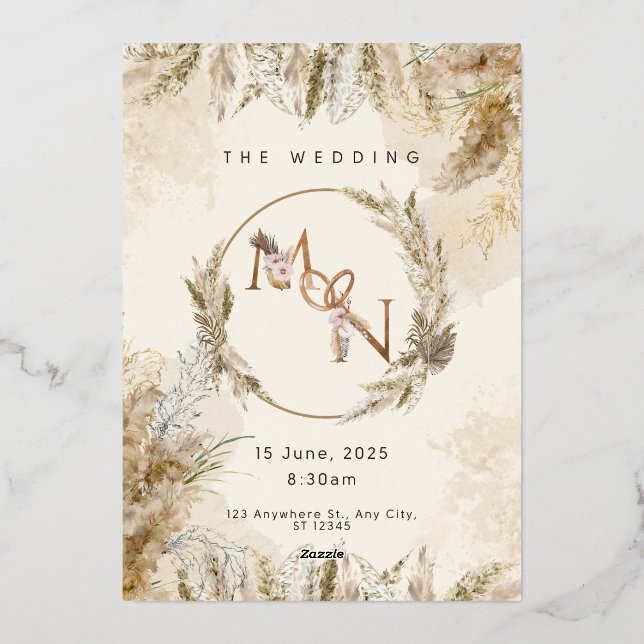 Invitations de mariage : Le parfait début à votre (Verso)