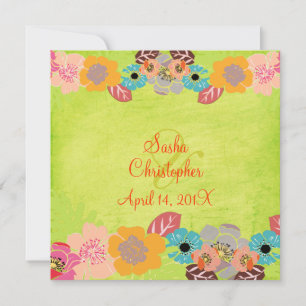 Invitations de mariage Leis/Luau