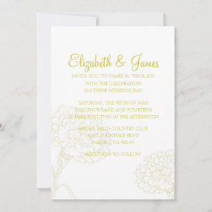 Invitations de mariage luxueuses et personnalisées