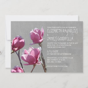 Invitations de mariage Magnolia