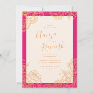 Invitations De Mariage Mehndi