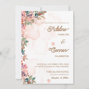 INVITATIONS DE MARIAGE modèle EN LIGNE avec fronti