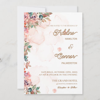 INVITATIONS DE MARIAGE modèle EN LIGNE avec fronti