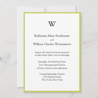 Invitations de mariage monographie