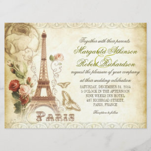 Invitations de mariage PARIS