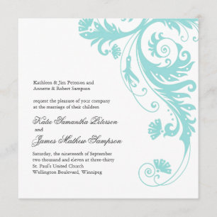 Invitations de mariage personnalisables