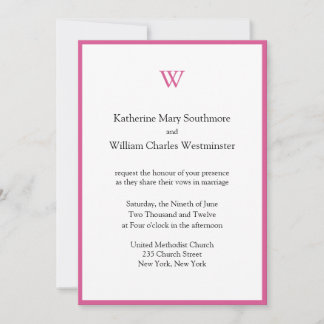 Invitations de mariage personnalisées