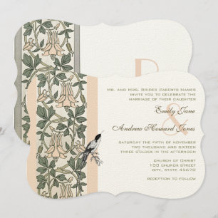 Invitations de mariage pour colibri rose millénair