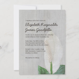 Invitations de mariage pour la paix Vintage