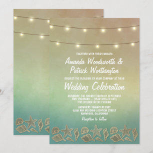 Invitations de mariage pour le sébaste et le coqui