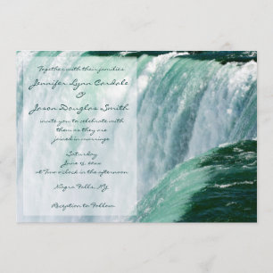 Invitations de mariage pour les cascades de Niagar