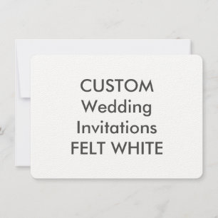 Invitations de mariage SELT WHITE 110lb 6,25 po x