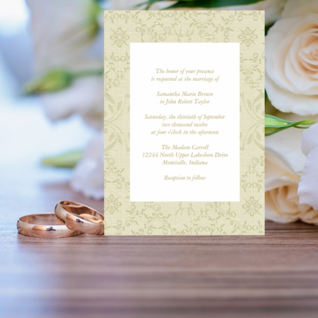 Invitations De Mariage Simplement Chic (Créateur téléchargé)