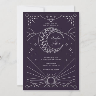 Invitations de mariage Stardust