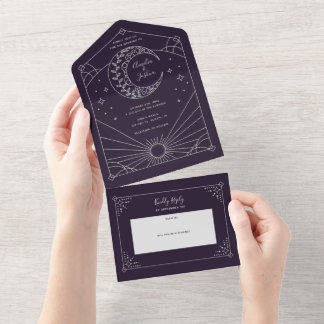 Invitations de mariage Stardust