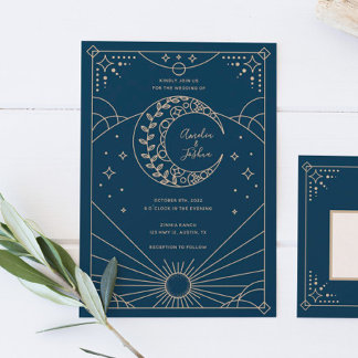Invitations de mariage Stardust