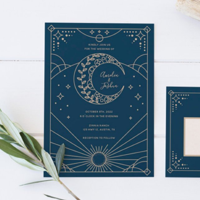 Invitations de mariage Stardust (Créateur téléchargé)