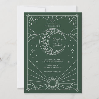 Invitations de mariage Stardust