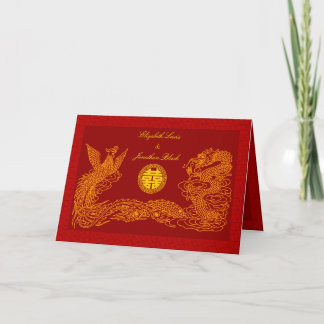 Invitations de mariage traditionnelles chinoises p