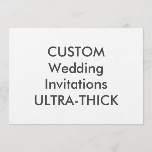 Invitations de mariage ULTRA-THICK 360 lb 7 pouces