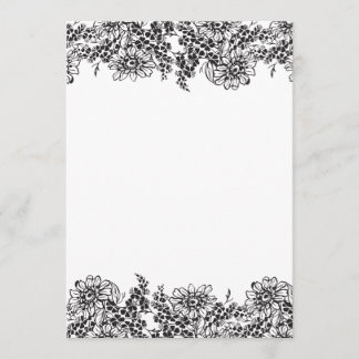 Invitations de mariage vides