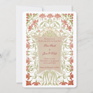 Invitations de mariage vintage Nouveau