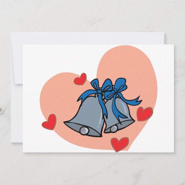 Invitations de Mariages Bells (Devant)