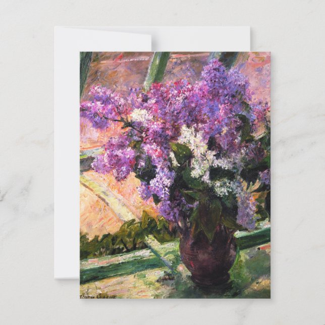 Invitations de Mary Cassatt Lilacs (Devant)