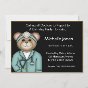 Invitations de médecins pour enfants/adultes