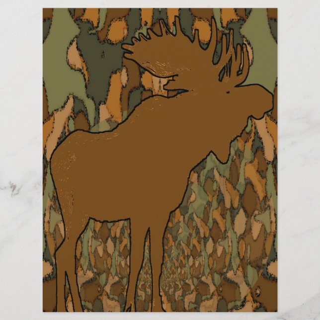 Invitations de Moose Camouflage (Devant)
