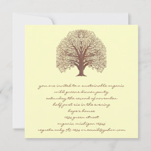 Invitations de Motifs Brown de grains de bois de s