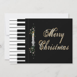 Invitations de musique de Noël - Piano - Musique