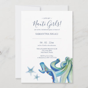 Invitations de Nauti Bachelorette Party
